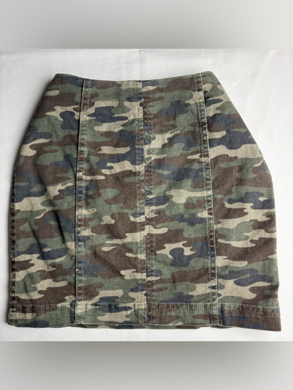 Free People Camo Mini Skirt- 2